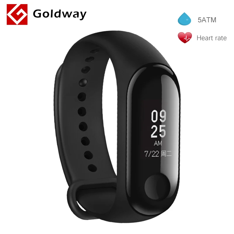 Глобальная версия Xiaomi mi Band 3 Smart Tracker Band 3 Xiao mi Band 3 Push Message сердечного ритма трекер русский английский испанский меню