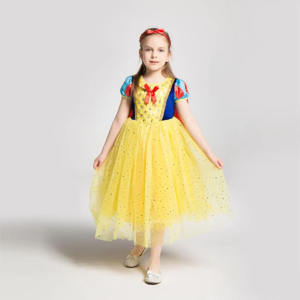 Kinder Mädchen Schnee Kleid für Prom Prinzessin Baby Geschenke Intant Party Kleidung Phantasie Teenage | Тематическая одежда и