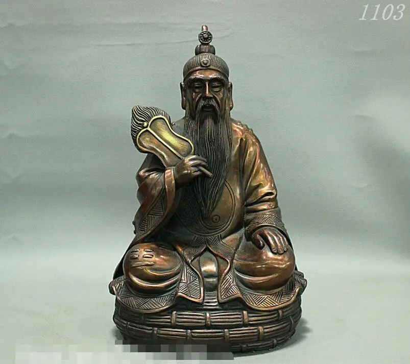 10 &quotзнаменитый китайский красный Бронзовый таосизм конфуцианский ученый Бог