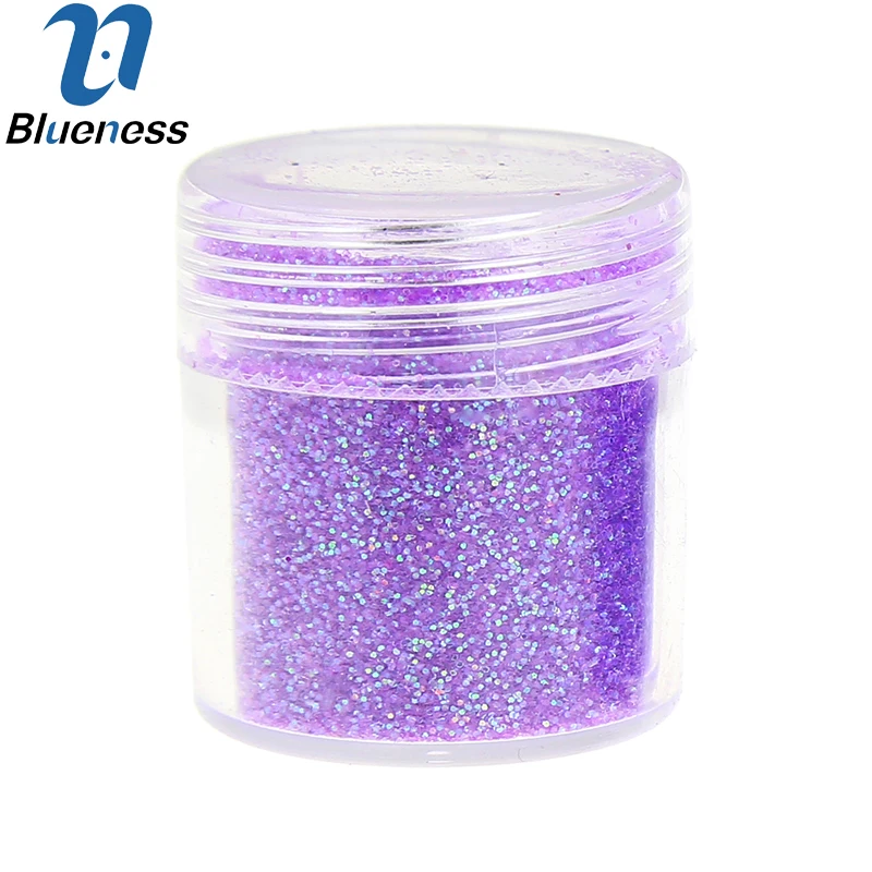 3 бутылки/комплект Фиолетовый Блёстки пыли акрил Косметическая пудра Простыни