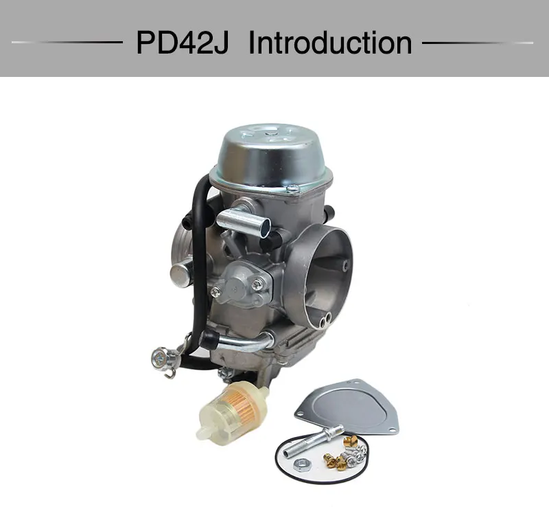 ZSDTRP PD42J 42 мм вакуумный карбюратор арматура карбюратора для гризли 600 660 YFM600 ATV Raptor 500 650 660 ATV Quad UTV