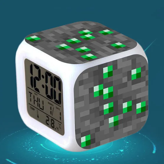 22 Мультяшный детский будильник reloj despertador TNT цифровые часы красочные светящиеся wekker настольные светодиодный светильник wake up Reveil - Цвет: 22
