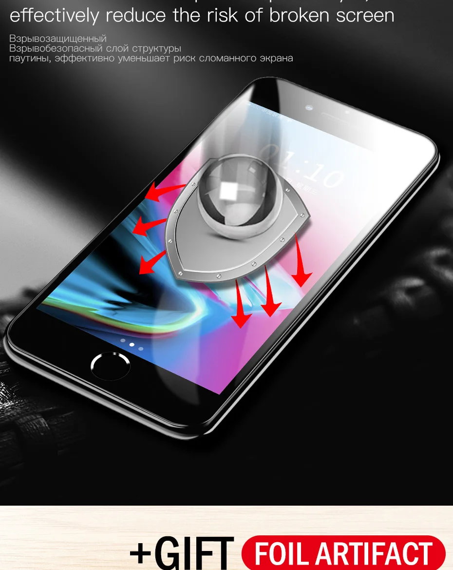 6D с инструментом полное покрытие гидрогель пленка для iphone X Xs Max Xr Экран протектор на для iphone 6 6 S 7 8 Plus X фильм