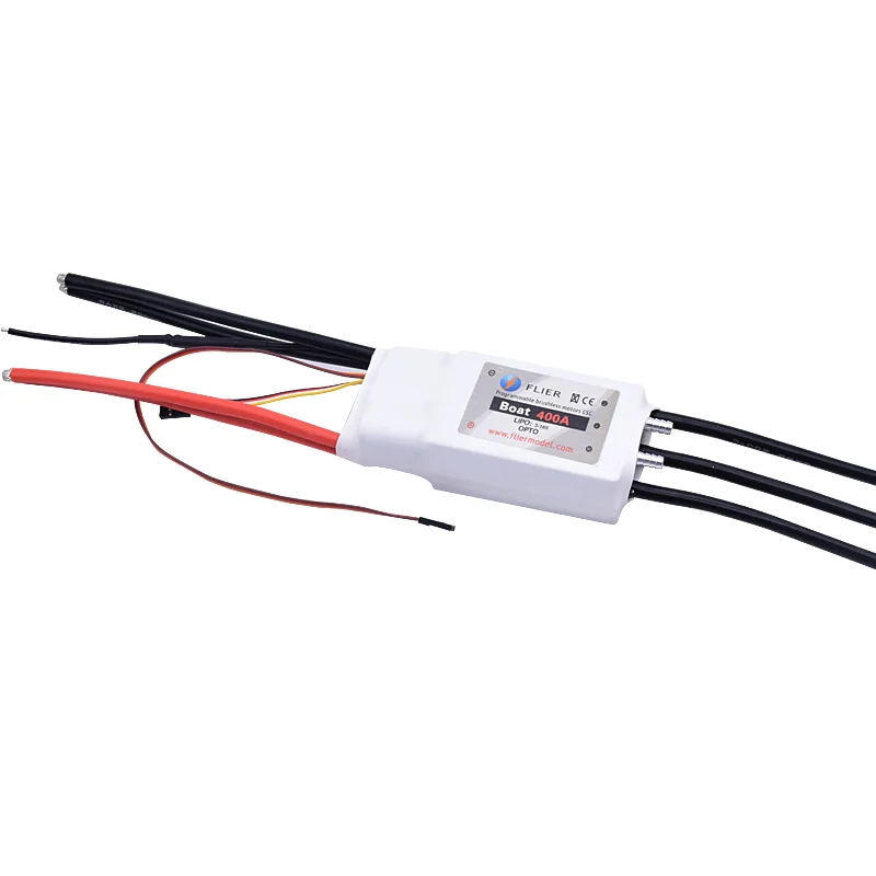 Контроллер скорости FATJAY FLIER 400A 3 16S Высоковольтный ESC бесщеточный с USB кабелем для