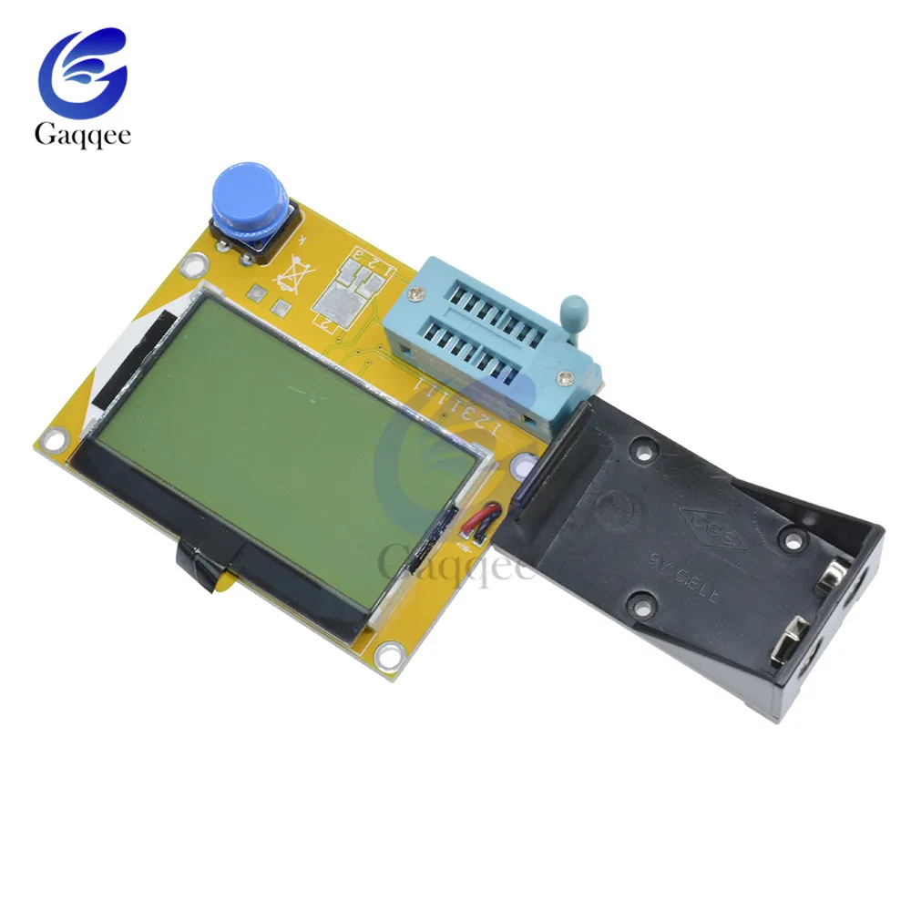 Mega328 LCR-T4 Транзистор тестер Диод Триод Емкость LCR ESR метр модуль MOS PNP/NPN M328 MOSFET мультиметр Защита аккумулятора