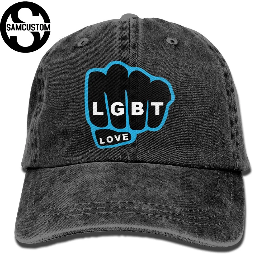 SAMCUSTOM lgbt 3D креативные джинсовые шляпы с эффектом потертости Осенние Летние