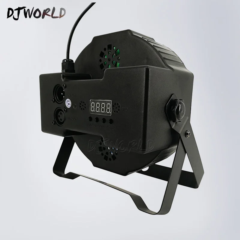 4 шт./лот хорошее качество светодиодный плоский Par 7x12 Вт RGBW DMX512 сценический эффект