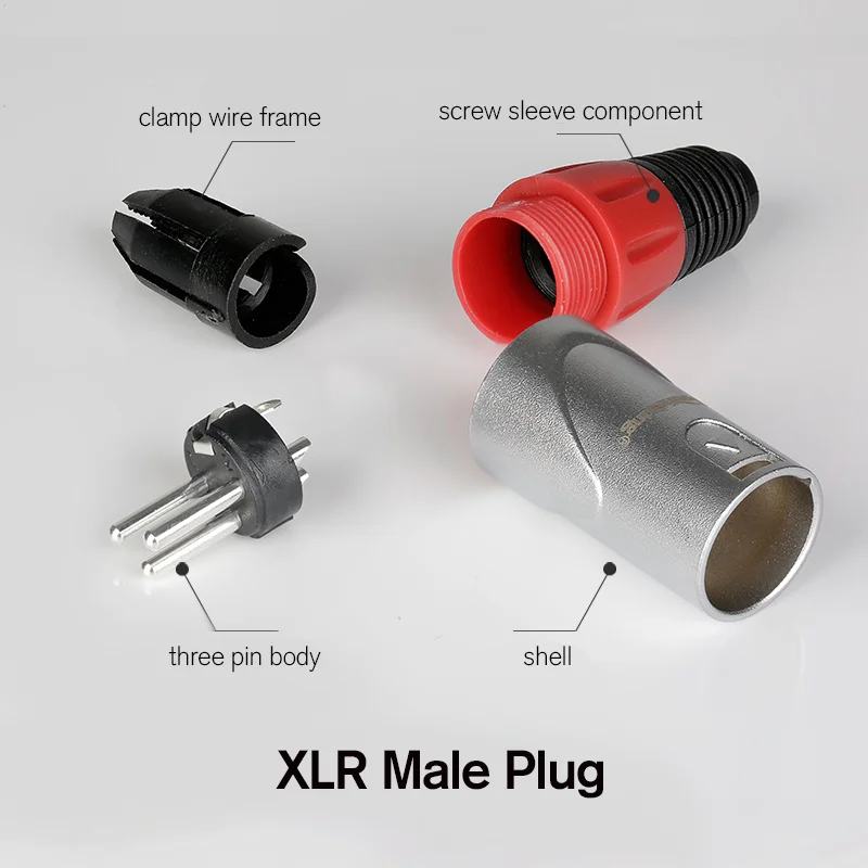 Soundking новый разъем XLR Посеребренный xlr Мужской Женский используется для микрофона
