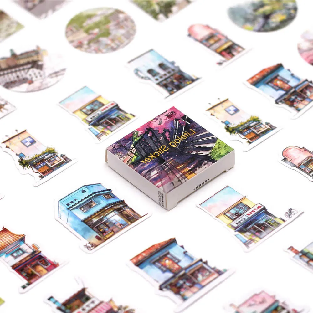 1 шт. картина маслом наклейки с милыми рисунками Строительный набор сделай сам