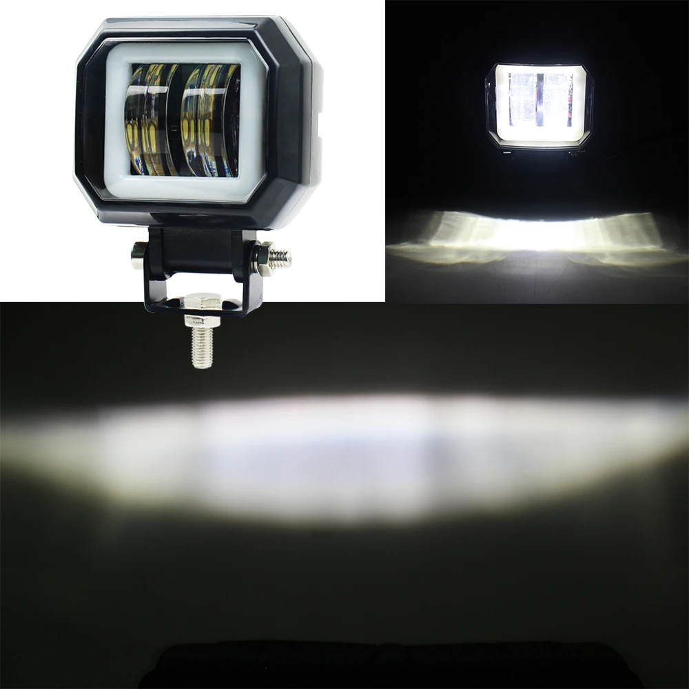 Квадратный светодиодный светильник ангельские глазки 40 Вт 2 шт. аксессуары для