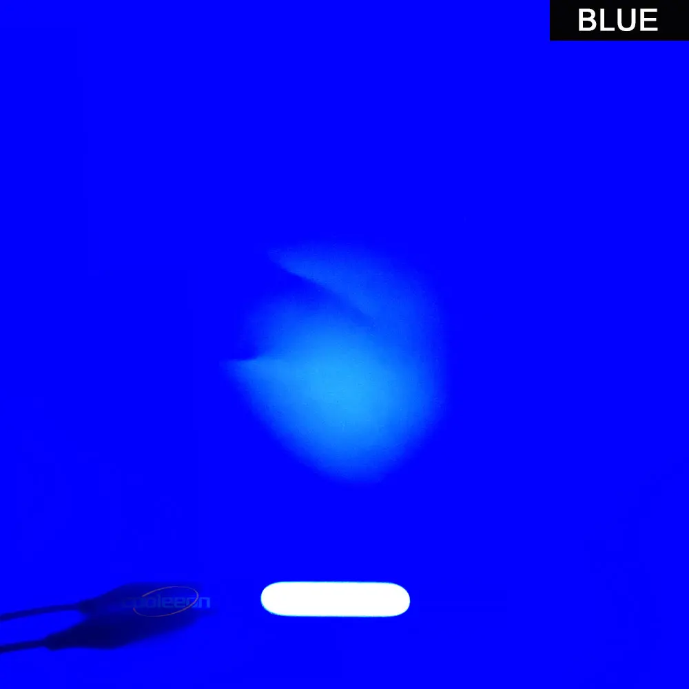 Blue 60x15 мм 2 Вт COB Чип светодиодный светильник 12 в белый желтый синий красный зеленый розовый фиолетовый цвет светодиодный светильник DIY светильник ing 60 мм плата COB - Испускаемый цвет: Blue