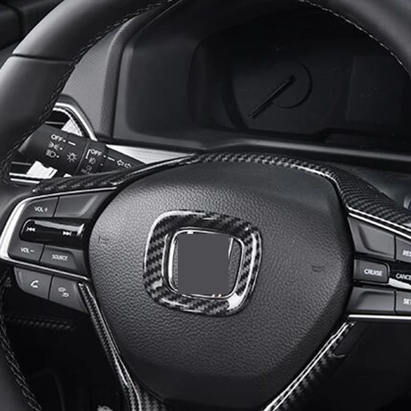 

Аксессуары для Honda Accord 10, 2018, 2019, ABS, хромированные кнопки на среднее рулевое колесо автомобиля, рамка, отделка, чехол, Стайлинг автомобиля, 1 шт...