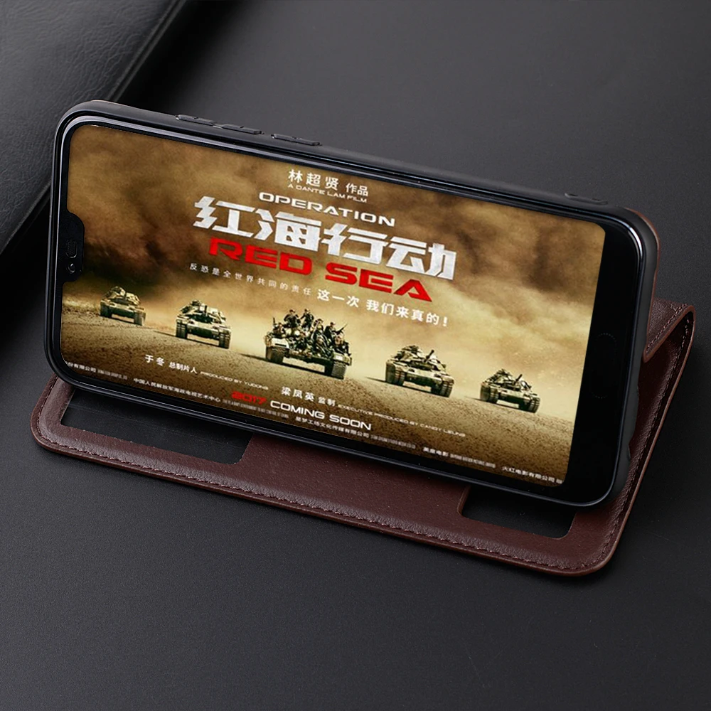 Чехол-книжка из натуральной кожи для huawei honor 10, чехол с окошком, задняя крышка 20 pro, чехлы для телефонов, роскошный фирменный дизайн