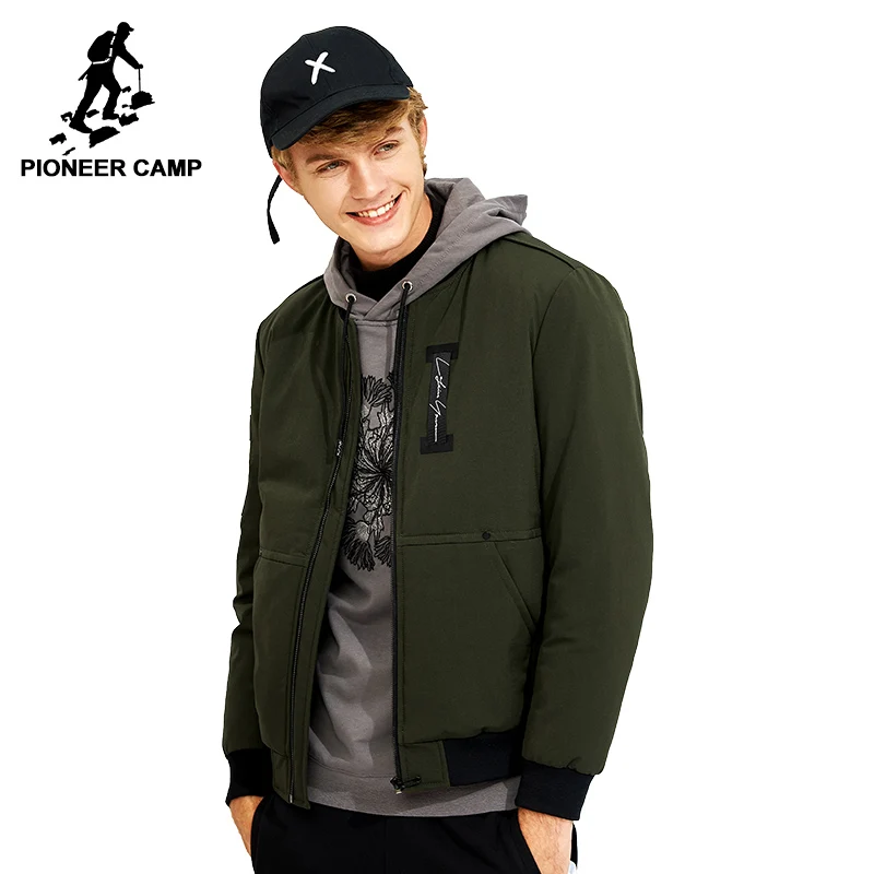 Pioneer Camp Утепленная зимняя куртка мужская брендовая одежда повседневные парки без