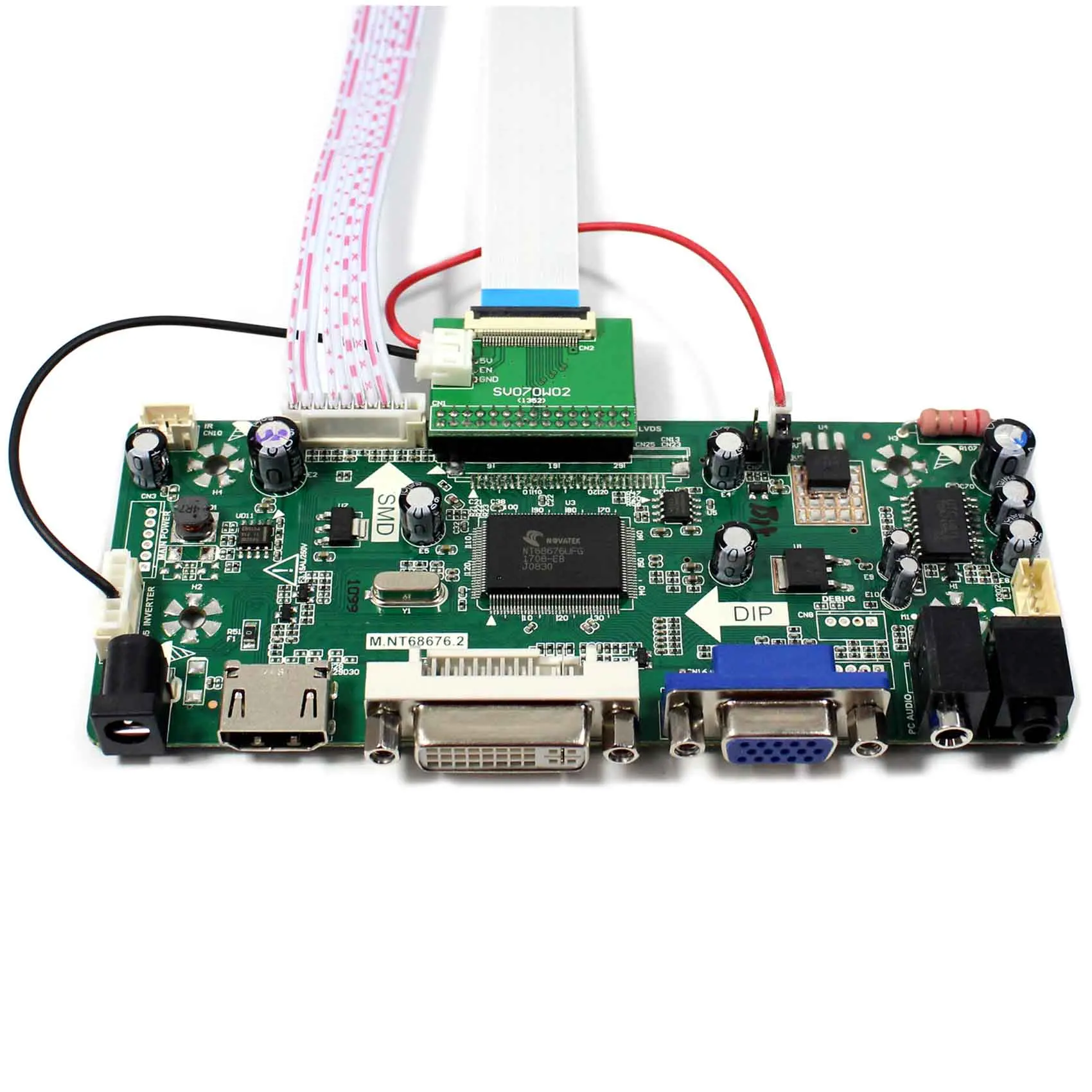 7 дюймов HSD070PWW1 C00 1280x800 ЖК дисплей для Rasberry pi + HDM VGA HDMI DVI плата контроллера М.
