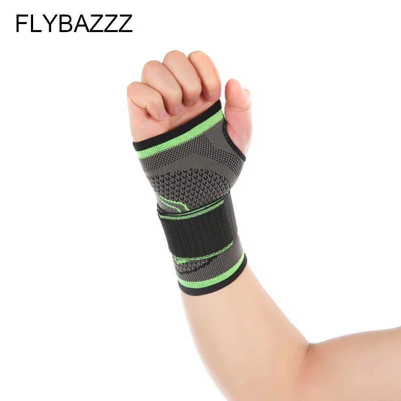 FLYBAZZZ 1 шт. высокоэластичная повязка фитнес-йога ручная подтяжка для ладони стабилизатор ладони для запястья Crossfit Powerlifting тренажерный зал наручный мат протектор - Цвет: Army Green