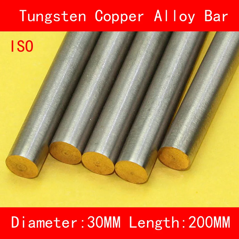 

Diameter 30mm Length 200mm Tungsten Copper Alloy Bar W80Cu20 W80 Tungsten Bar Spot ISO Certificate