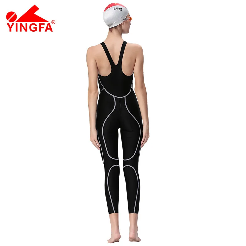 Yingfa FINA одобренный Профессиональный купальный тренировочный костюм для женщин