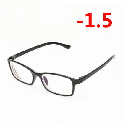 Myopia 150 Классические очки с полной оправой TR90, очки для близорукости, модные студенческие короткие очки для зрения-1,0-1,5-2,0-2,5-3,0-3,5-4,0 - Цвет оправы: Myopia 150
