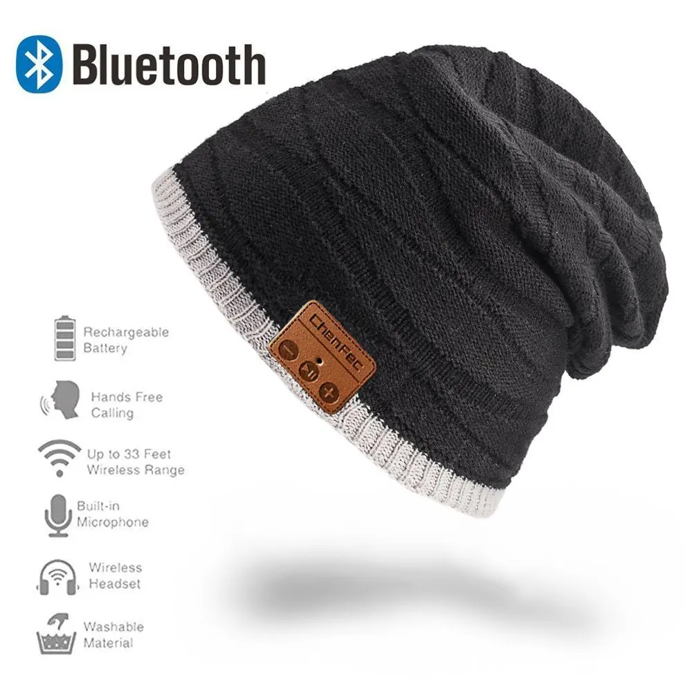 Обновленная версия, Беспроводная Bluetooth музыкальная повязка для бега, наушники, маска для сна, шапка, свободные руки, встроенный динамик и микрофон - Цвет: Pineapple head black