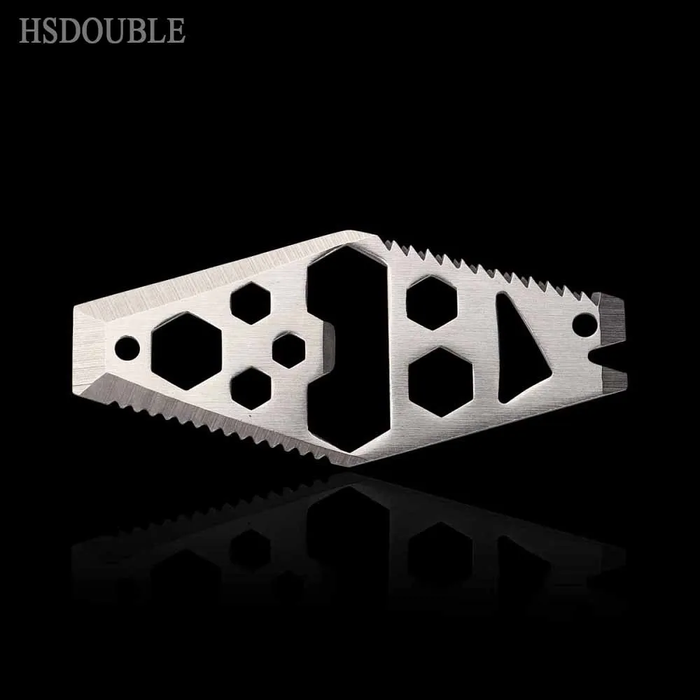 1pcs Edc Gear Outdoor Survival Multifunction KeyChain Tool Wrench Can Opener Bottle | Buckles &amp Hooks