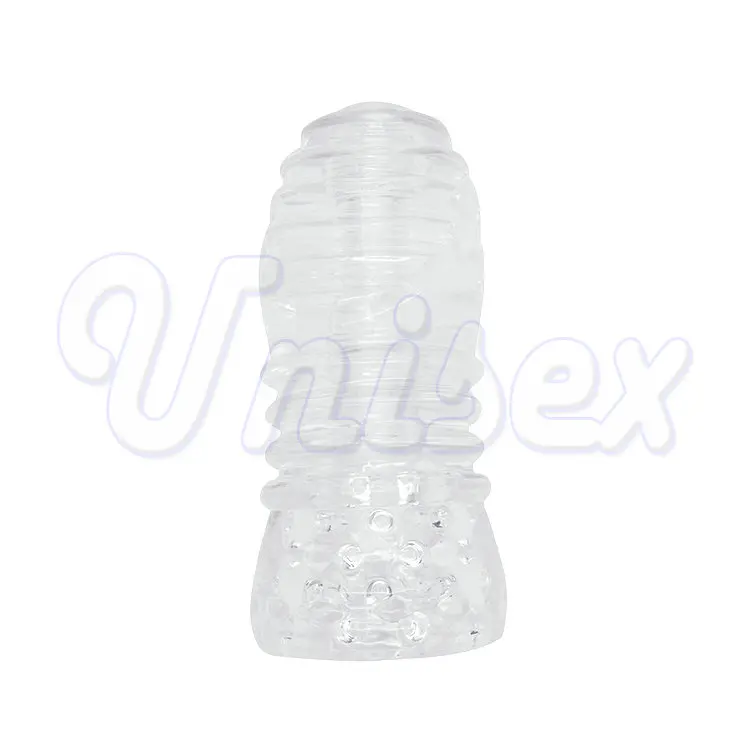 QUYUE обновленный Мягкий силиконовый прозрачный мужской мастурбатор массаж тела