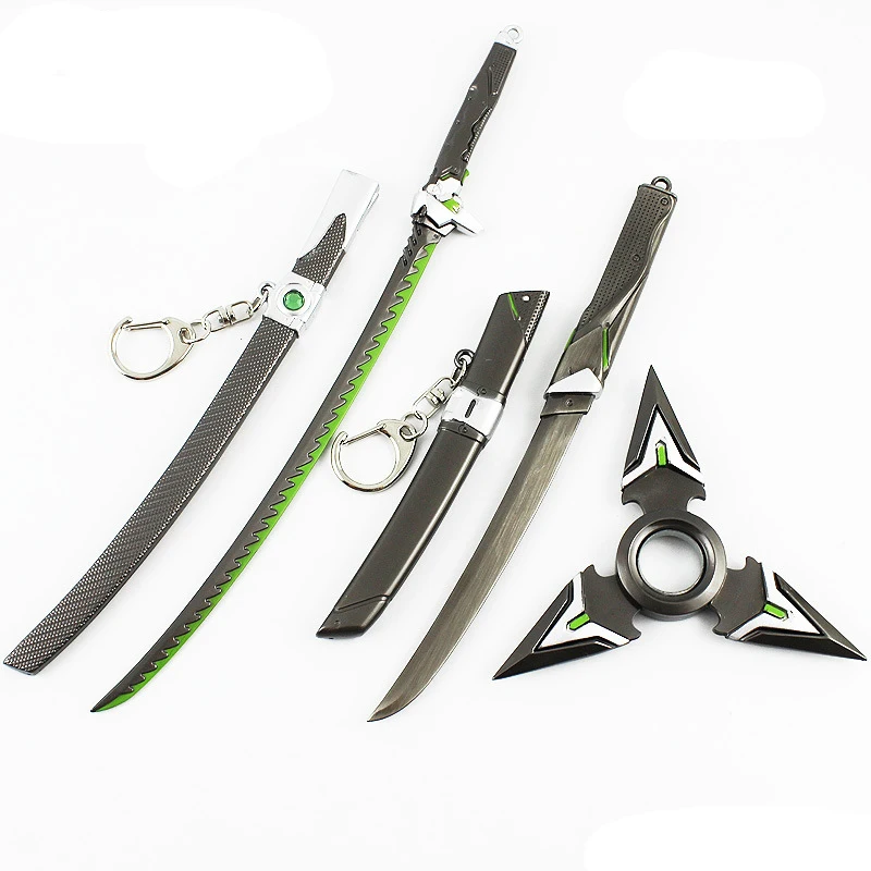 Брелок ELBCOS Owatch Genji модель меча для Дартса 3 шт./компл.|set model|set ringsset keys |