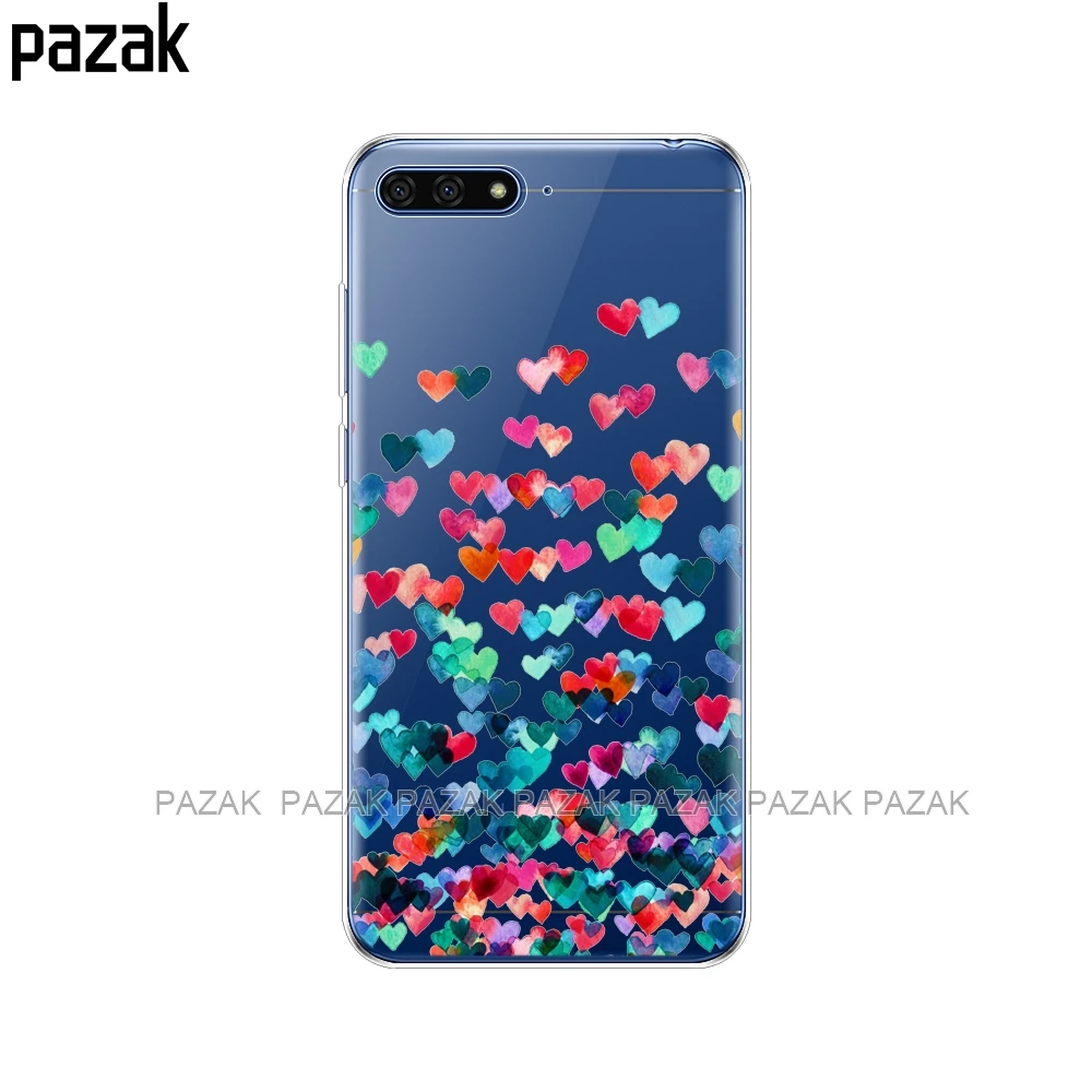 34302 Силиконовый чехол для телефона huawei Y6 чехол 5,7 дюймов цветной телефон распродажа Мягкий ТПУ силиконовый чехол для huawei Y6 Atu-L21 - Цвет: 34302