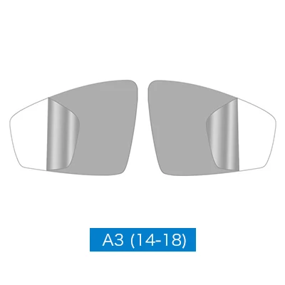 A3 2014-2018 Скорость движения воздуха для Audi A3 A4L A5 A6L Q3 Q7 Q5L Audi Q5 аксессуары Водонепроницаемый Зеркало заднего вида пленка Водонепроницаемая Защитная пленка-стикер - Название цвета: A3 2014-2018