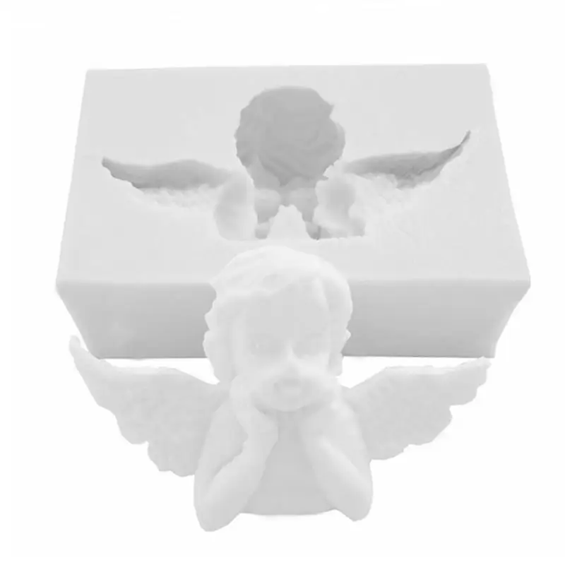 3D мультфильм форма Ангел помадка силиконовая для отделки DIY торт приборы