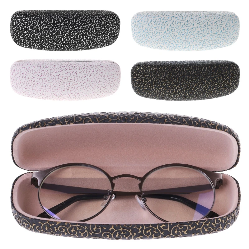 Портативный футляр для очков с цветочным принтом чехол солнцезащитных защита