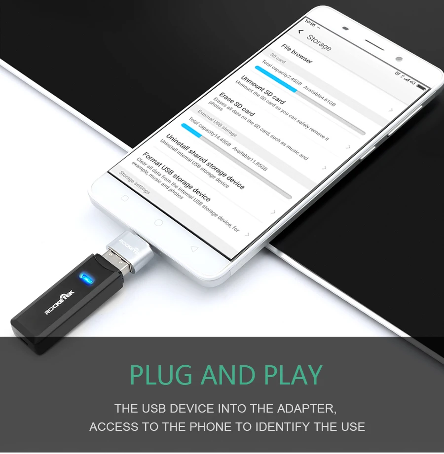 Rocketek Высокое качество микро USB OTG адаптер Аксессуары Мужской конвертер для samsung Xiaomi LG huawei Android мобильный сотовый телефон