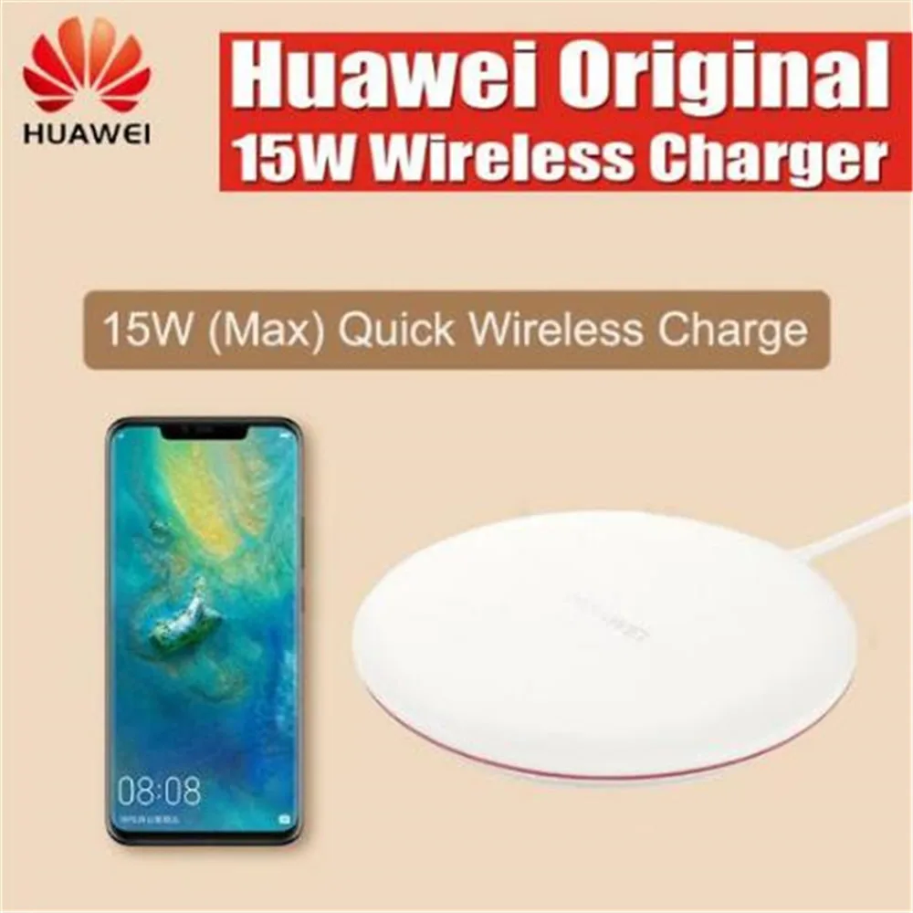 Huawei CP60 QI Max 15 Вт Быстрое беспроводное зарядное устройство для iphone Xs Max/XR/X/huawei Mate20 Pro/RS Galaxy S9 быстрое зарядное устройство