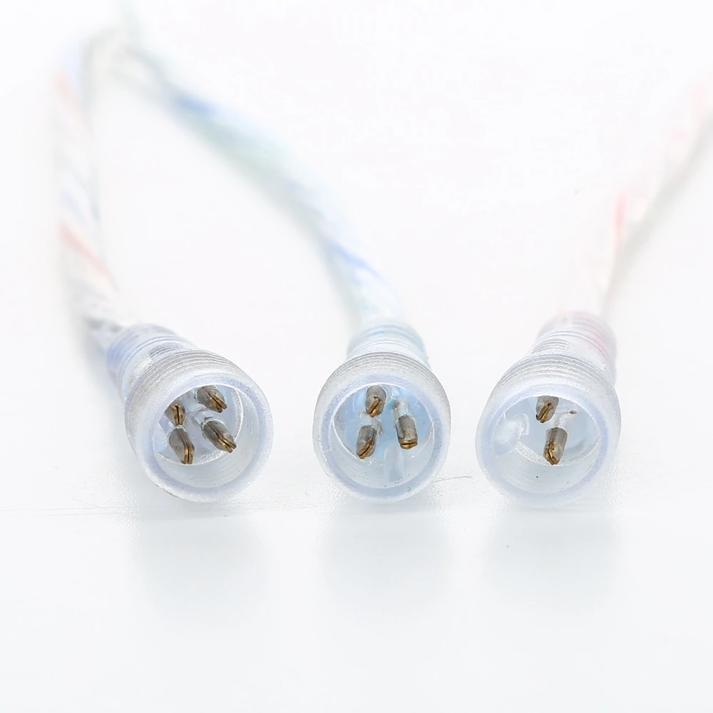 5 пар 2 pin/3 pin/4 pin водонепроницаемый разъем с проводным кабелем IP68 Женский и штекер 2X0,3(мм2