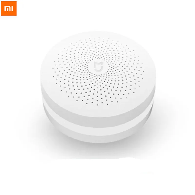 Only Gateway Xiaomi Mijia Многофункциональный шлюз 2 хаб сигнализация интеллектуальная онлайн радио ночной Светильник Bell умный дом концентратор - Цвет: Only Gateway