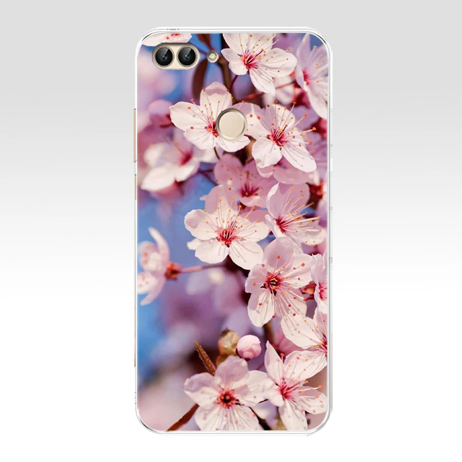 12 N huawei P Smart чехол TPU Мягкий силиконовый прозрачный чехол для телефона huawei P Smart Cover FIG-LX1 Enjoy 7S Чехол - Цвет: 12