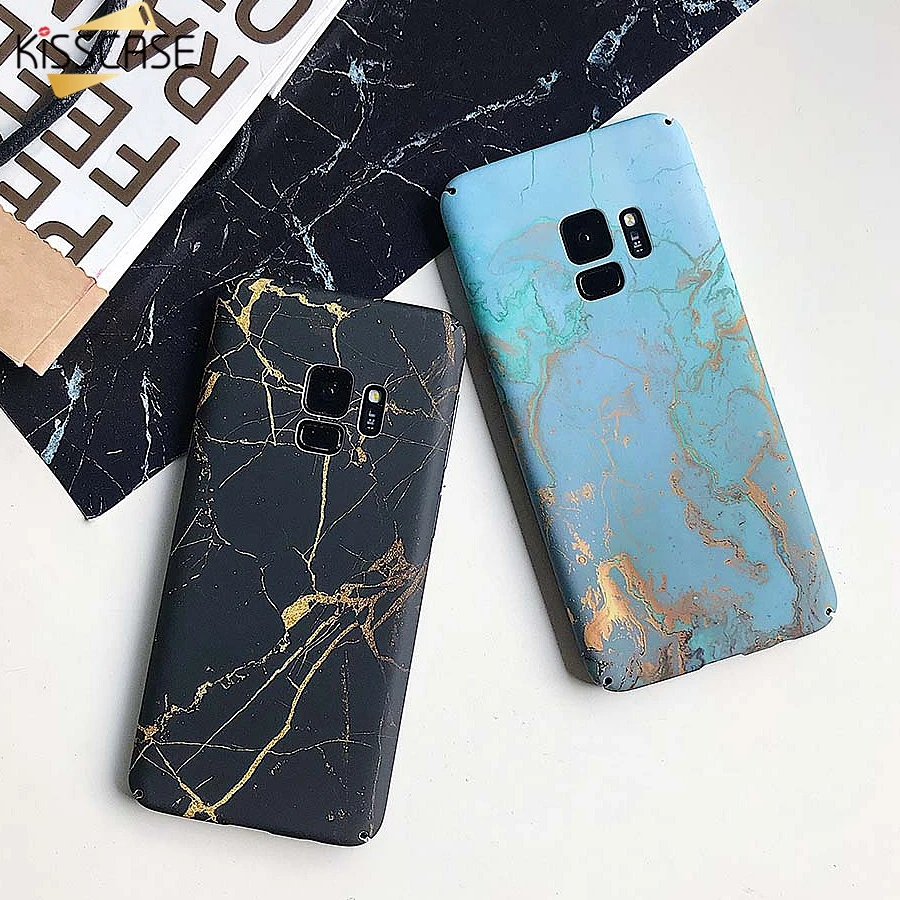 KISSSCASE мраморный чехол для телефона Samsung Galaxy S10 S8 S9 Plus Note 8 9 S7 Edge жесткий coque |