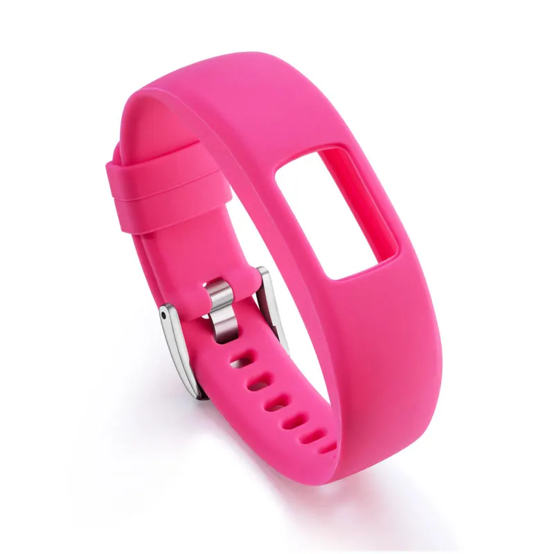 Силиконовый браслет для Garmin Vivofit, 4 ремешка, фитнес-трекер, сменные Ремешки для наручных часов Garmin Vivofit 4, браслет - Цвет: peach red