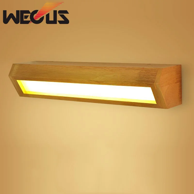 Японский скандинавский деревянный настенный светильник фойе прикроватный