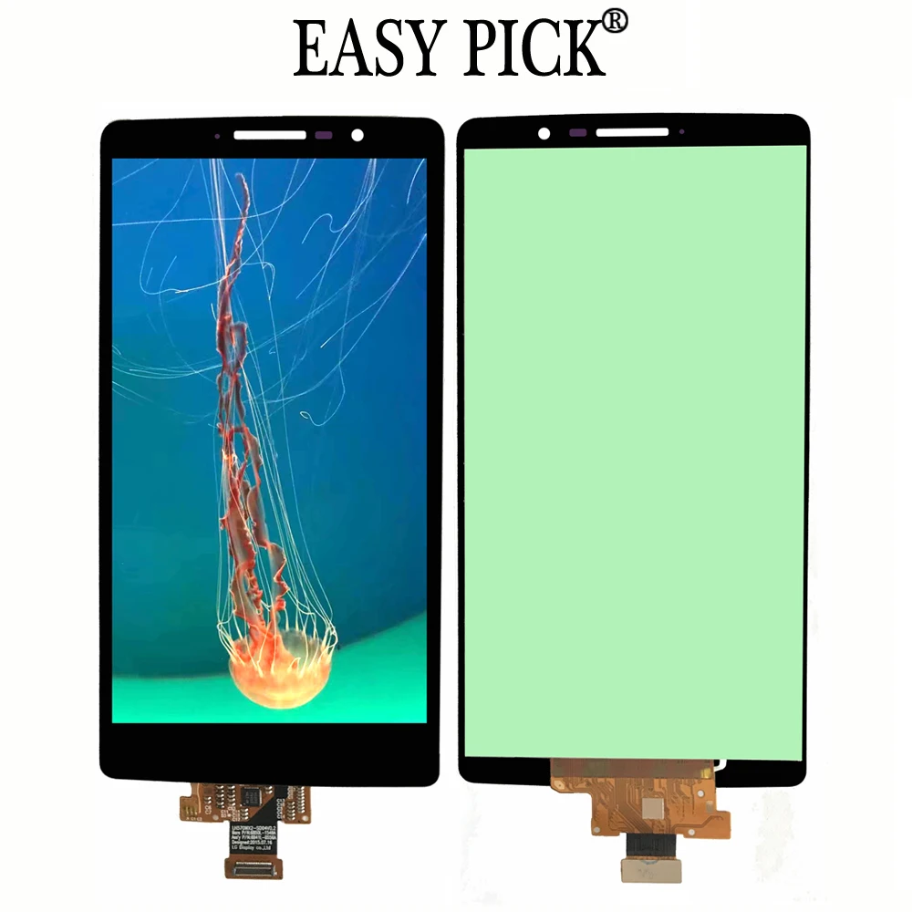 Для мобильного телефона LG G Stylo LS770 MS631 H634 ЖК-дисплей Дисплей кодирующий преобразователь сенсорного экрана в сборе стилус для LG G4 H635 H630 H540T H630D H635A H635C - Цвет: Big ic Black LCD