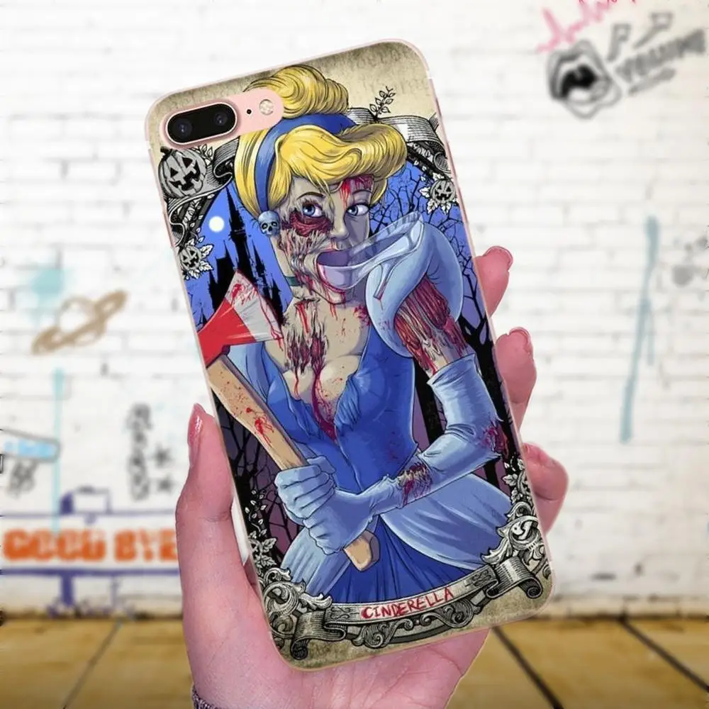 Мягкий резиновый чехол для телефона с рисунком принцесс зомби Galaxy J1 J2 J3 J330 J4 J5 J6 J7