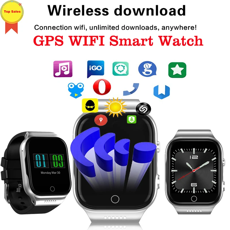 Смарт часы для IOS Android 5 1 MTK6580 Гб + 16 четырехъядерные 3G SIM WiFi Спортивная камера GPS PK