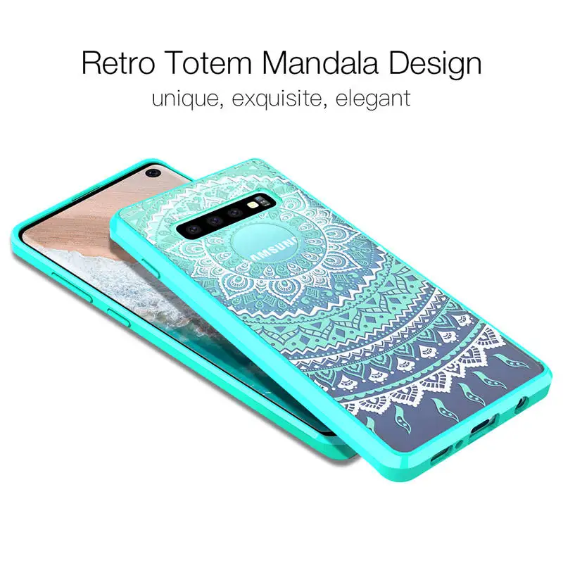 Жесткий чехол для samsung Galaxy S10 Datura flowers ПК Мягкий защитный plus |