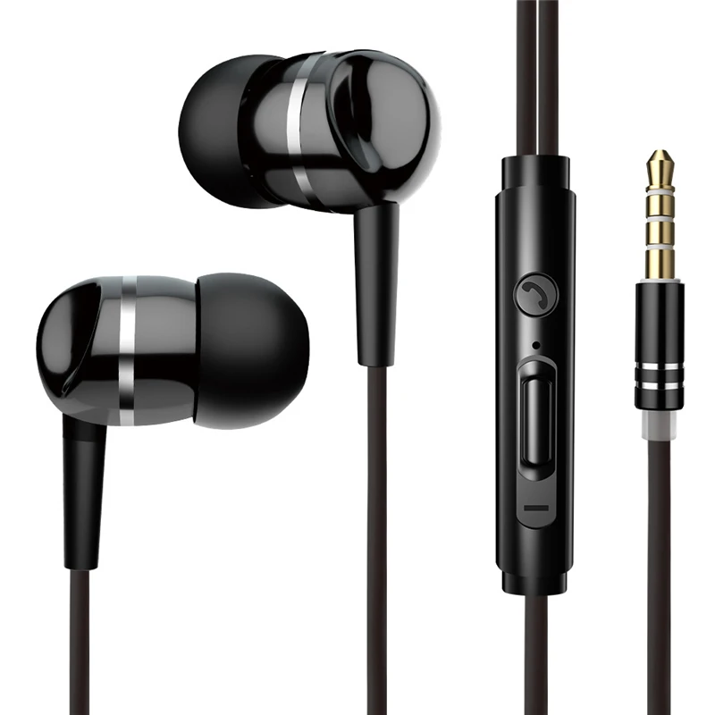 Бас с микрофоном наушники в ухо стиль игровая гарнитура универсальные для AppleSamsung