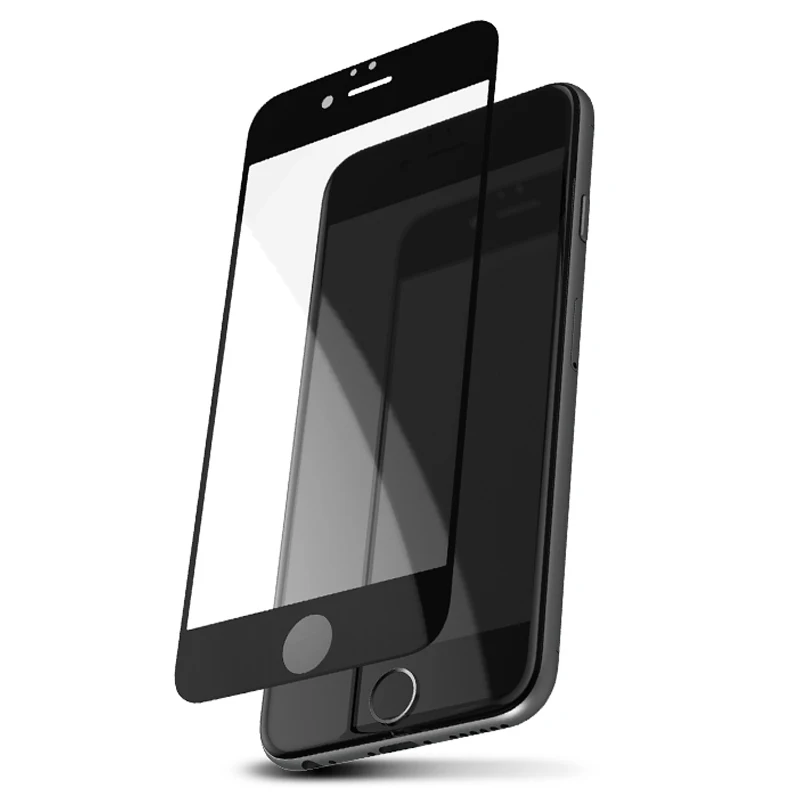 5D закругленные края полное покрытие для iPhone 5S 6S 6 7 8 закаленное стекло для защиты экрана