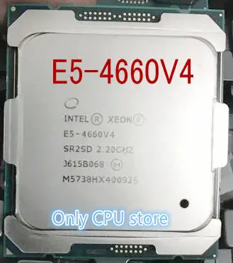 Процессор Intel Xeon E5-4660V4 QS версия 2,20 ГГц 16-ядер E5 4660 V4 40 Мб E5-4660 V4 LGA2011-3 E5 4660V4