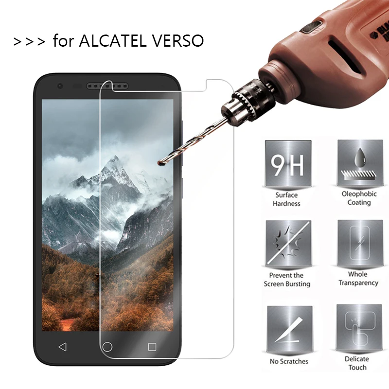 Закаленное стекло для Alcatel idealXCITE 5044R / Verso Cameo Raven LTE A574BL Защитная пленка