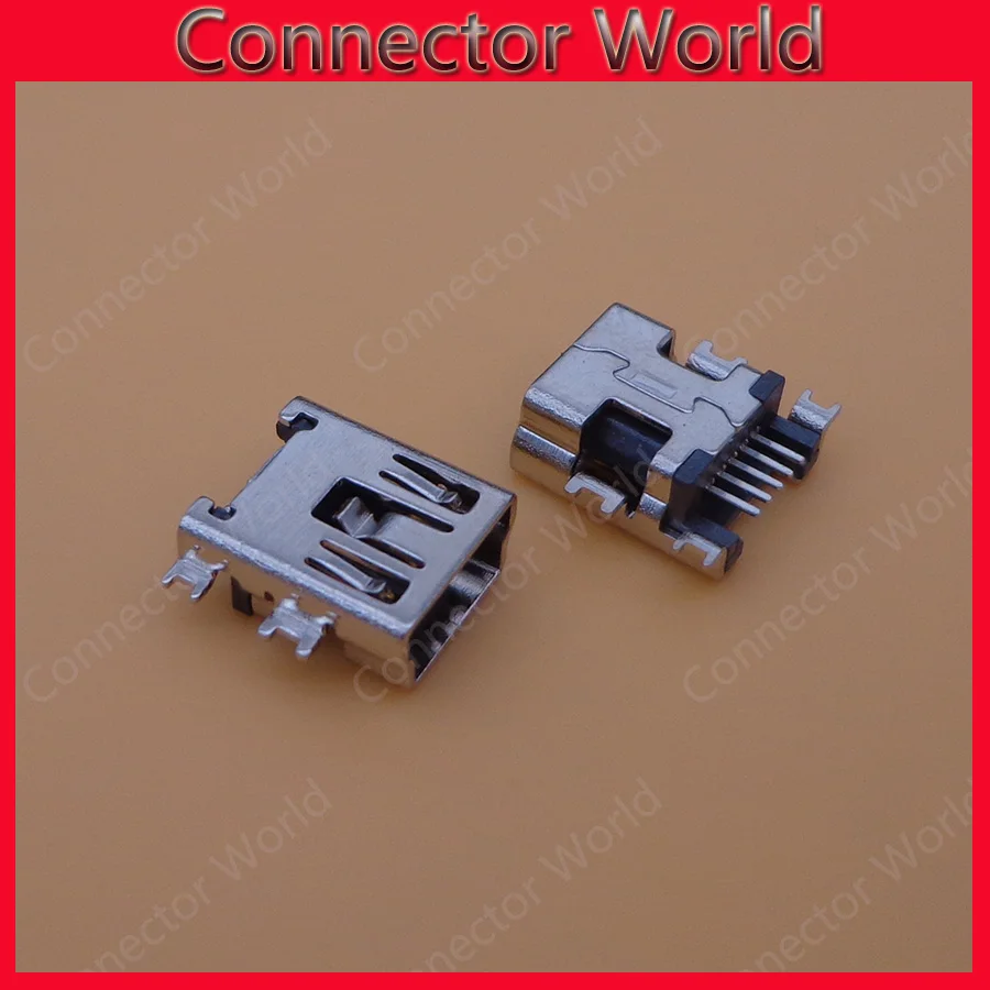 50 шт. мини-USB разъем типа B 5-контактный SMT Раковина 1 7 USB гнездо 2 0 запасные части для