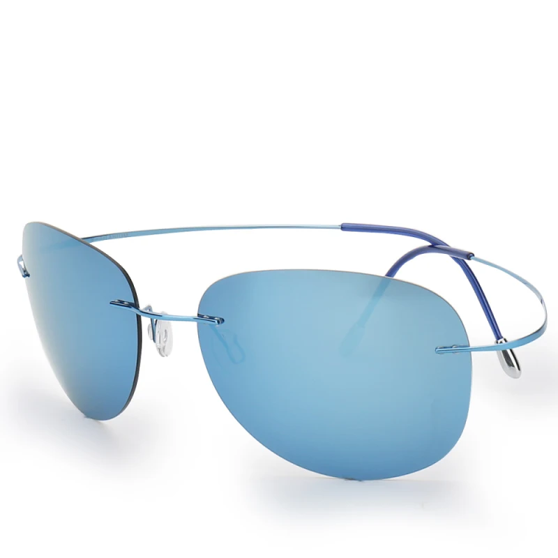 2017 ультра легкие 100% титановые поляризационные солнцезащитные очки без оправы Go с