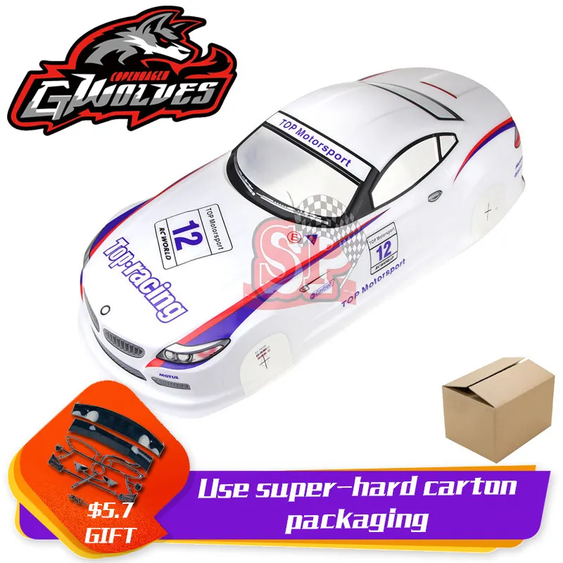 29 37 видов 1/10 RC автомобиль 195/190 мм ПВХ Окрашенный корпус с хвостом для 1:10 RC хобби гоночный Дрифт автомобиль hsp yokomo hpi ZD TAMIYA - Цвет: 29